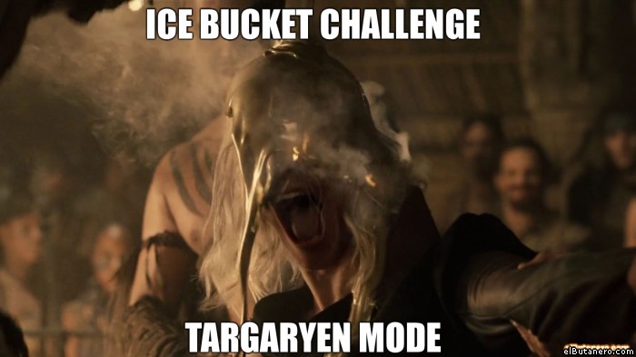 Ice Bucket Challenge en modo Targaryen