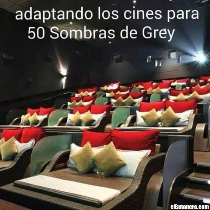 Adaptando los cines para 50 sombras de Grey