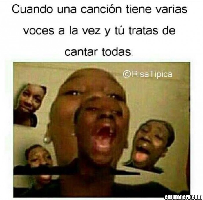 Cuando una canción tiene varias voces...