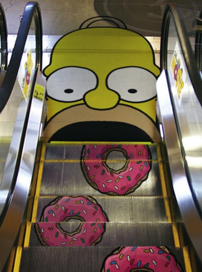 Homer y sus rosquillas