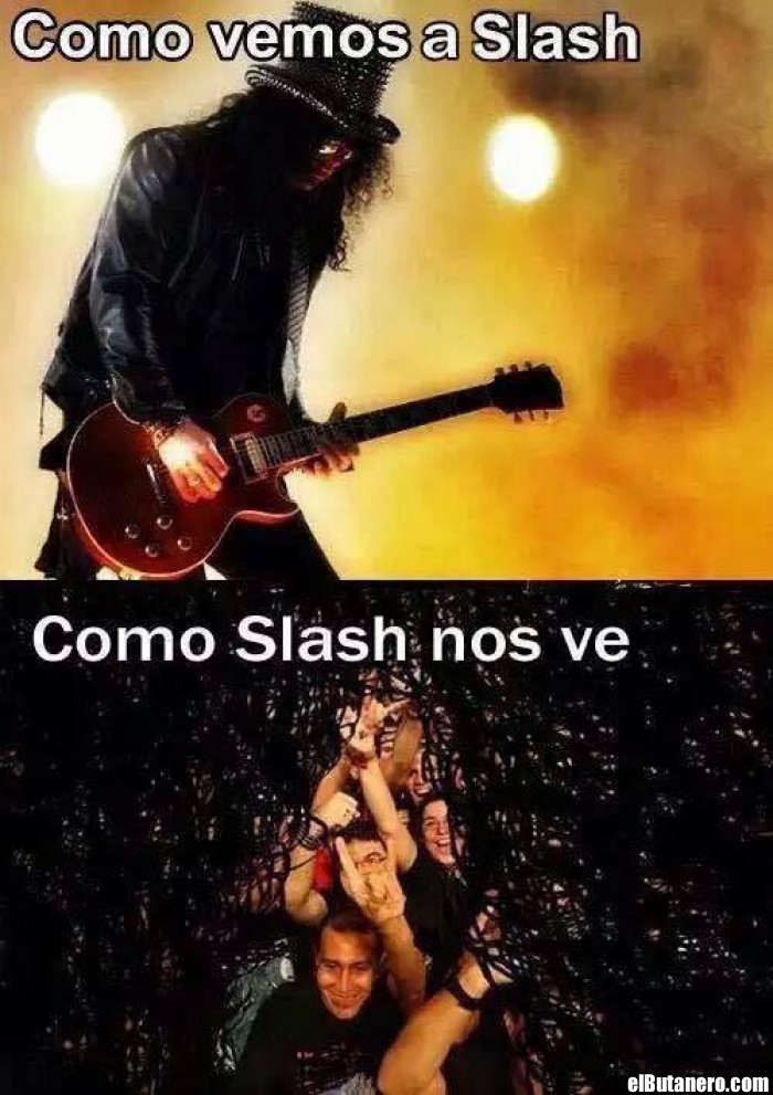 Así nos ve Slash