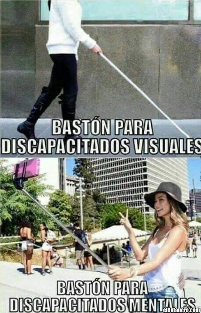 Bastón selfie