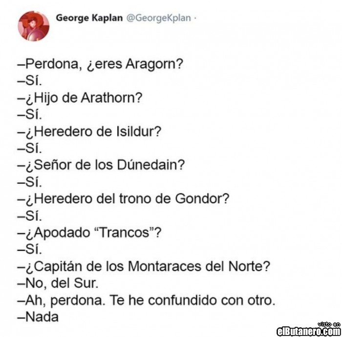 Eres Aragorn?