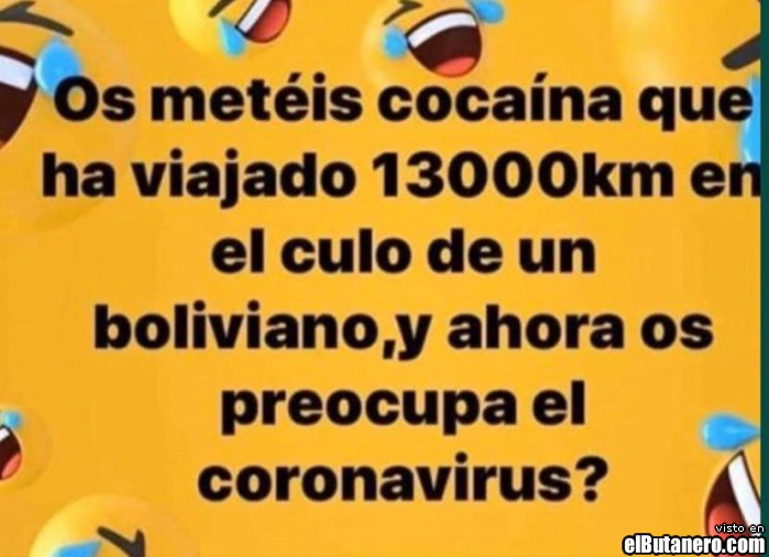Coronavirus y la cocaína