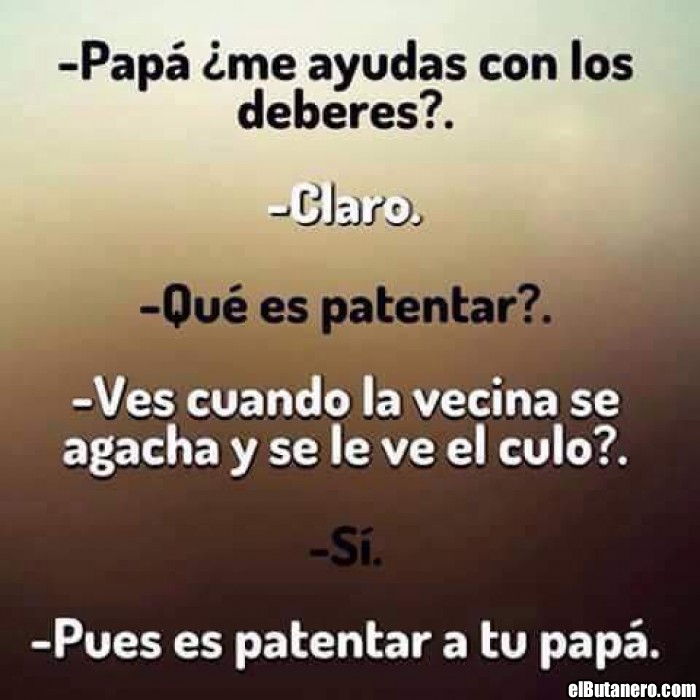 Papá qué es patentar?