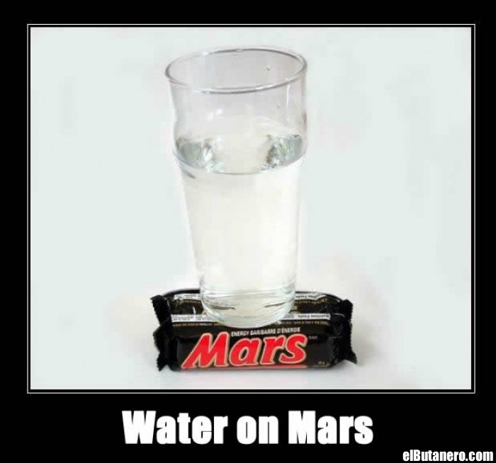 Científicos encuentran agua en Marte!